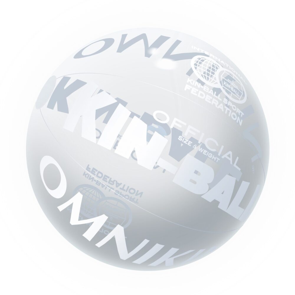 Lopta Kin-ball Street na vonkajšie hranie transparentná - priemer 0,84 cm