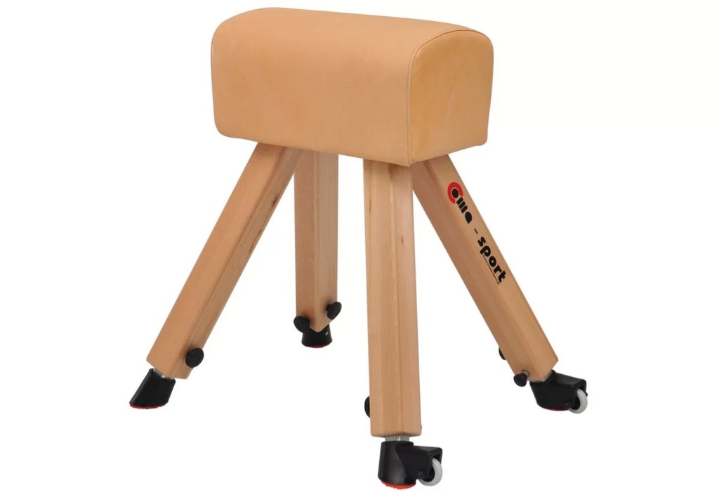 Gymnastická koza Vulkollan® - nastavenie výšky 100-150cm, syntetická koža