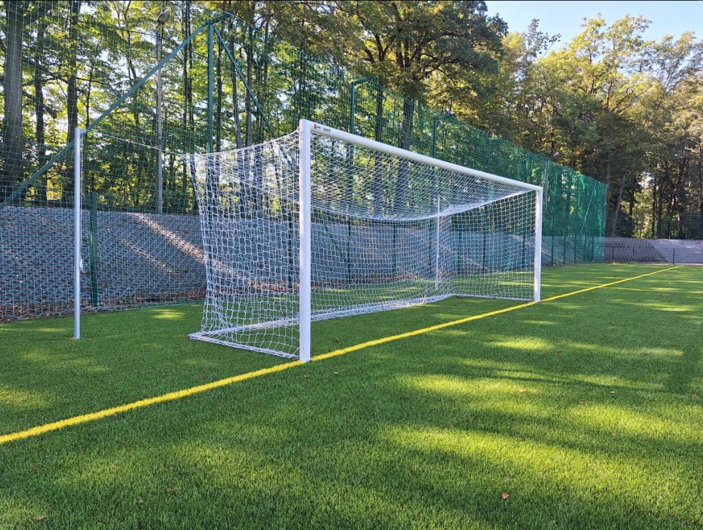 Futbalová bránka 7,32 x 2,44 m – hliníková, so stĺpikmi