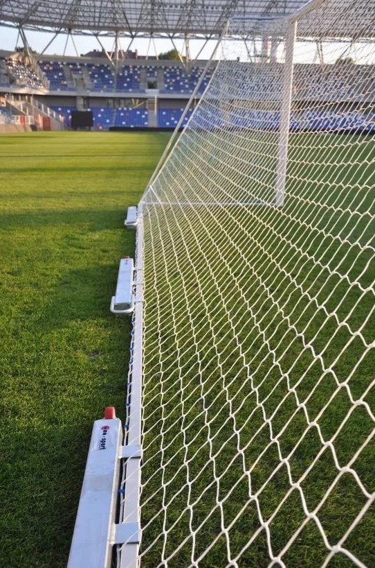 Futbalová bránka 5,0 × 2,0 m – hliníková, prenosná, s závažím a pojazdovými kolieskami