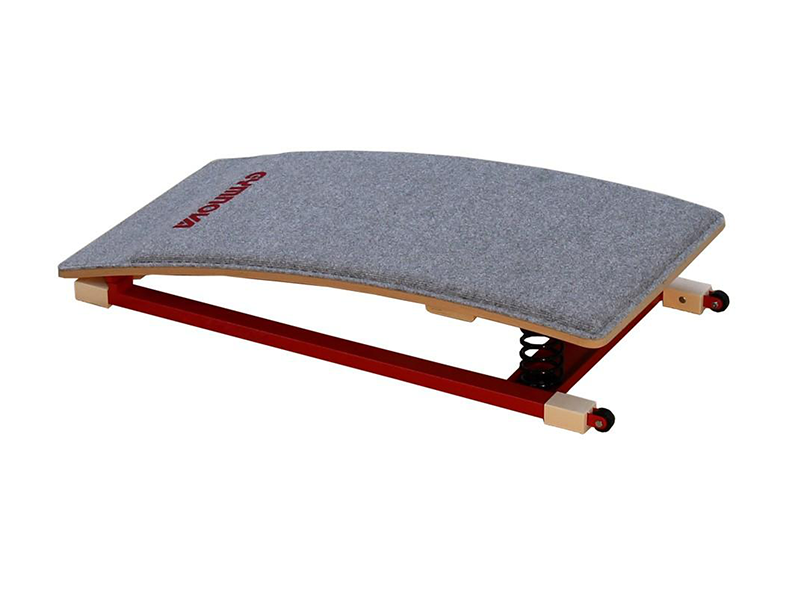 Odrazový mostík s prepravnými kolieskami