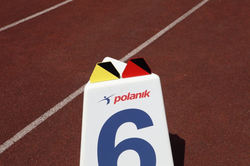 Značka dráh – trojuholníkový profil, výška 61 cm – LM-60