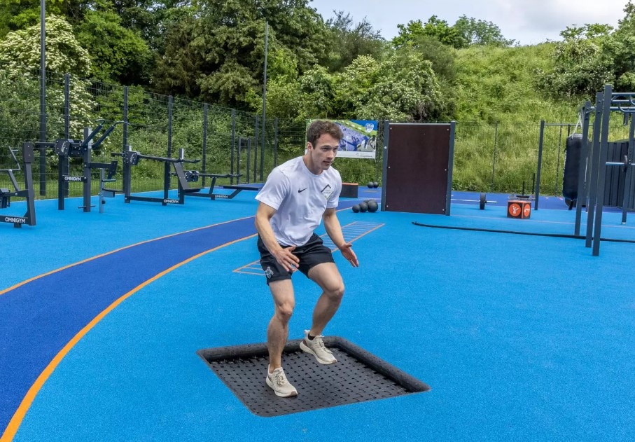 Venkovní trampolína Kids Tramp Playground 150 × 150 cm