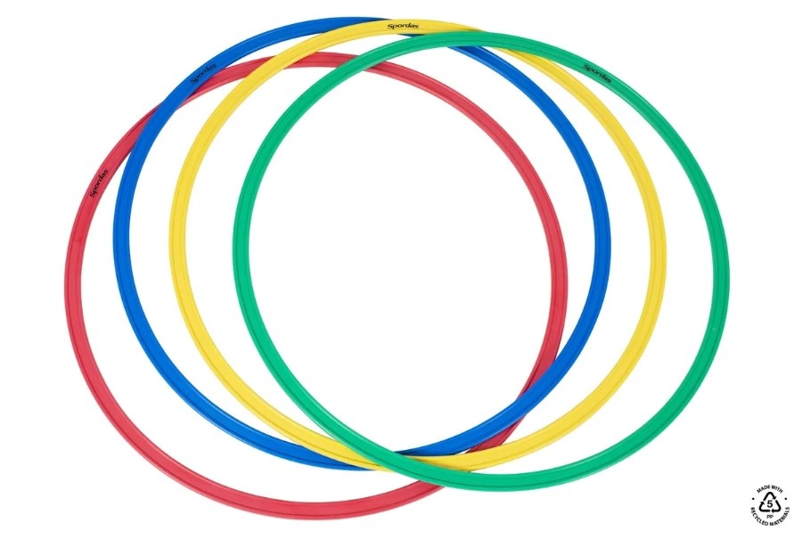 Obruč plochá priemer 60 cm - súprava 4 ks