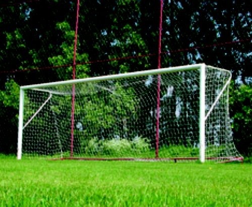 Sieť na futbalovú bránku s rozmermi 7,5 x 2,5 x 0,8 x 1,2 m, farebná