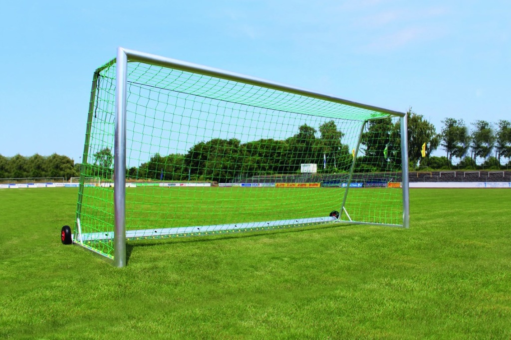 Sieť 2 x 2 m na futbalovú bránku 7,32 x 2,44 m, zelená, 4 mm