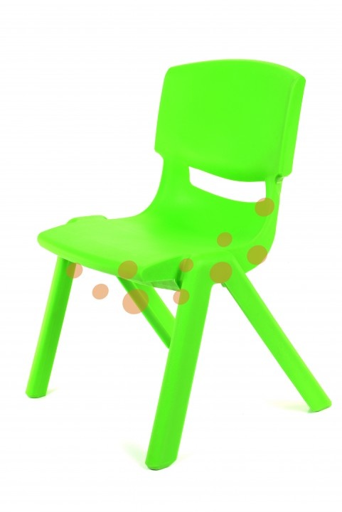 Židlička plastová - barva zelená