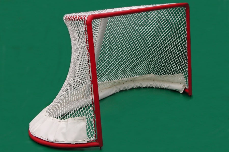 Rozmery hokejovej siete 1,88 x 1,24 x 2,58 x 4,18 m, biely PP 3 mm