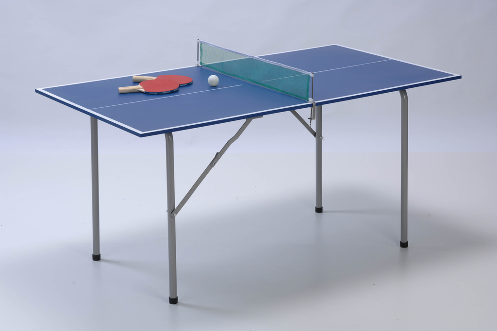 Stůl na stolní tenis Garlando JUNIOR, modrý, deska 136 x 75 cm, vnitřní použití