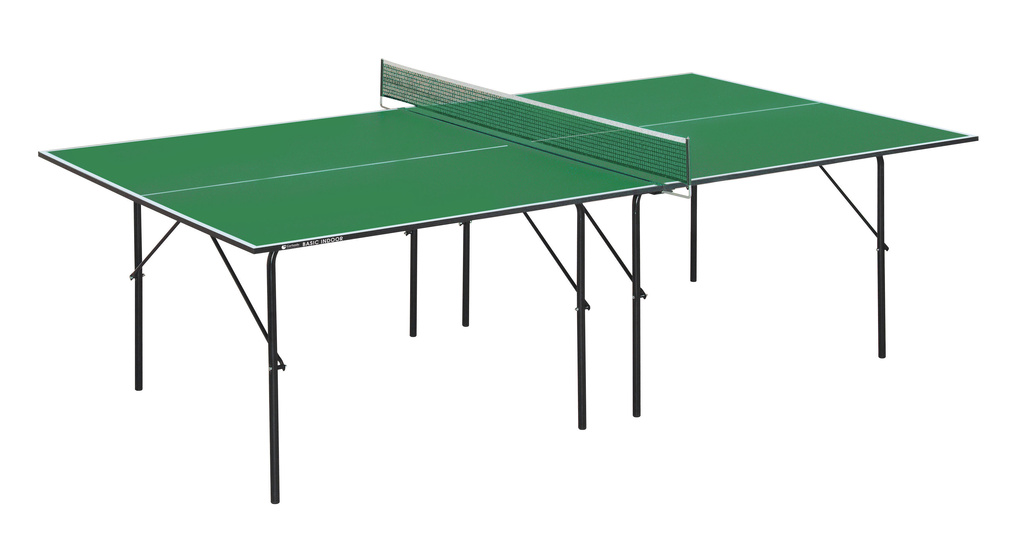 Stůl na stolní tenis Garlando BASIC, zelený, vnitřní použití, záruka 3 roky