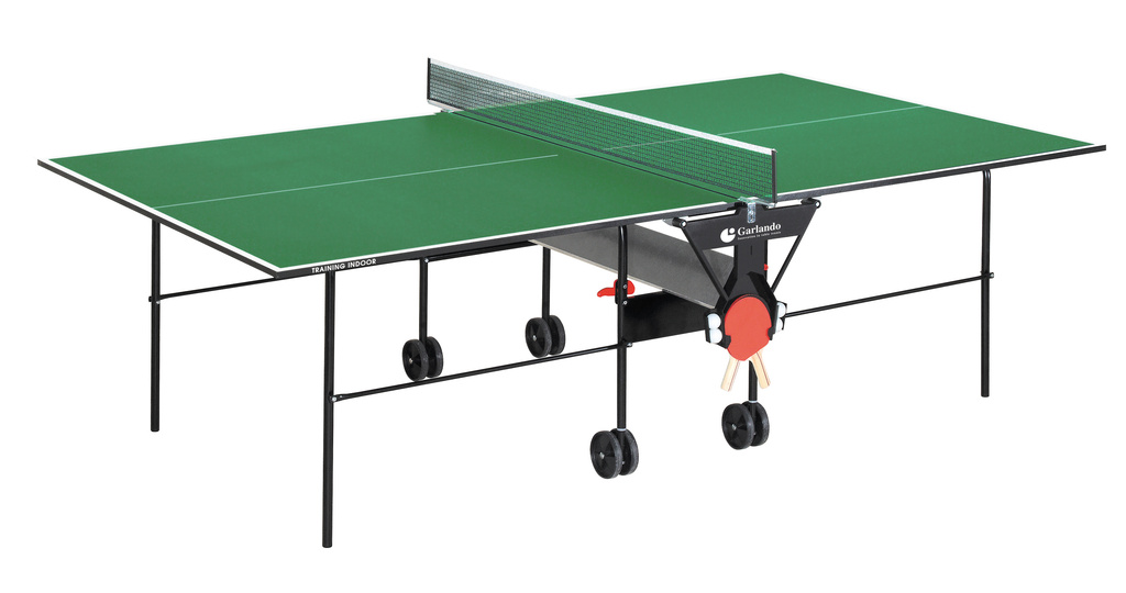 Stůl na stolní tenis Garlando TRAINING Indoor, zelený, vnitřní použití, záruka 3 roky