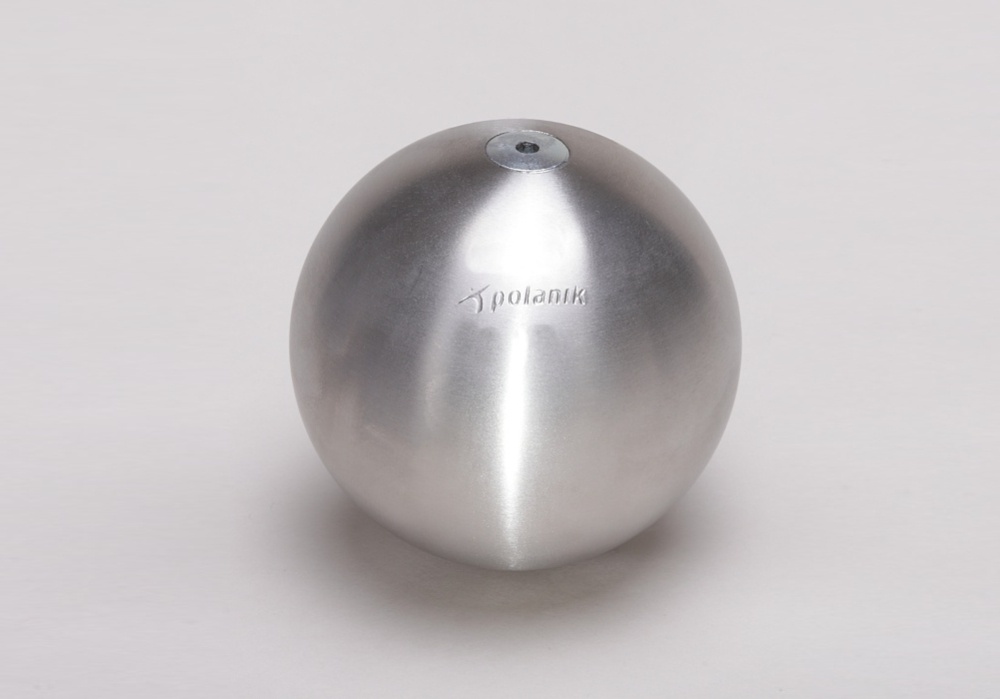 Súťažná lopta z nehrdzavejúcej ocele - hmotnosť 6 kg, priemer 105 mm PK-6/105-S