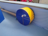Gymnastický tréningový valec s výrezom, priemer 70 cm, šírka 40 cm