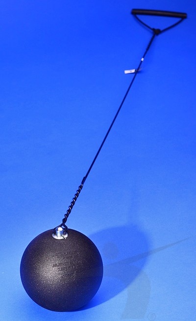 Oceľové súťažné kladivo - hmotnosť 7,26 kg, farba čierna, certifikát WA I-10-0469 ZH-7,26-B