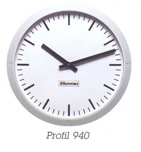 Školské hodiny PROFIL 940 - priemer 40 cm - napájanie zo siete