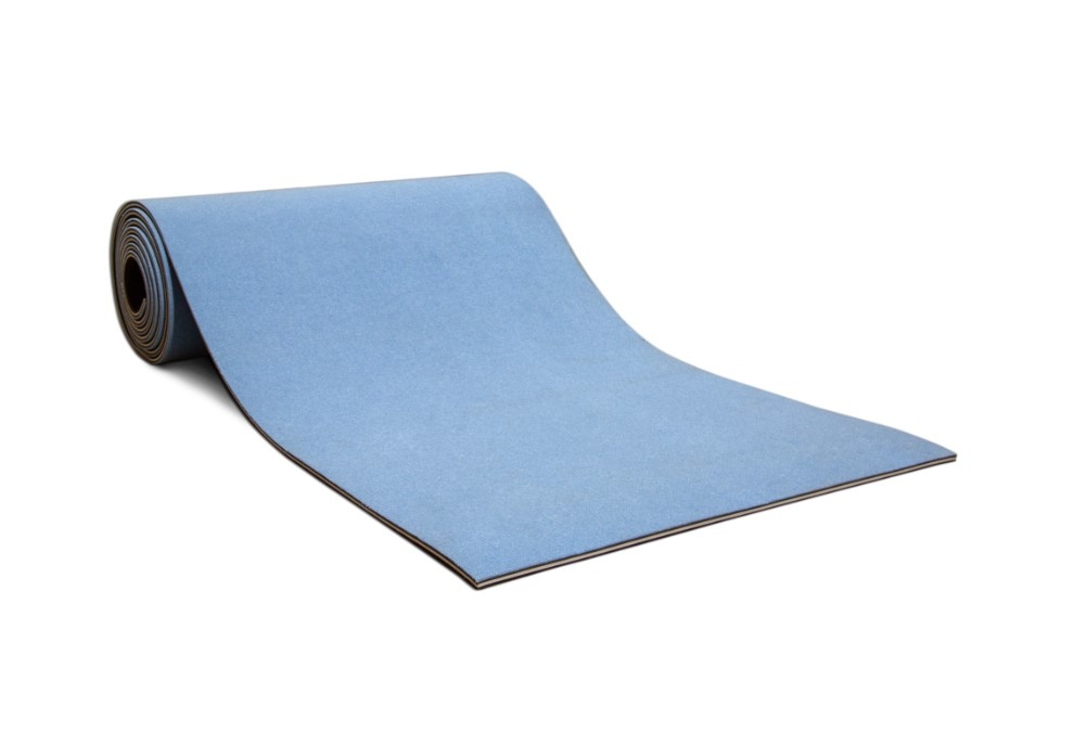 Gymnastický koberec Triflex - rozměr 14x14m, 35 mm - modrá