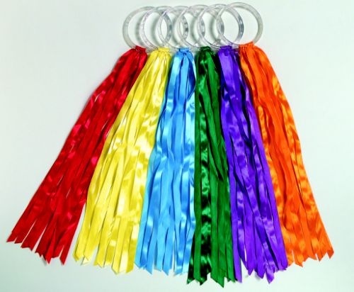 Stužky Rainbow Hoops délka 30 cm