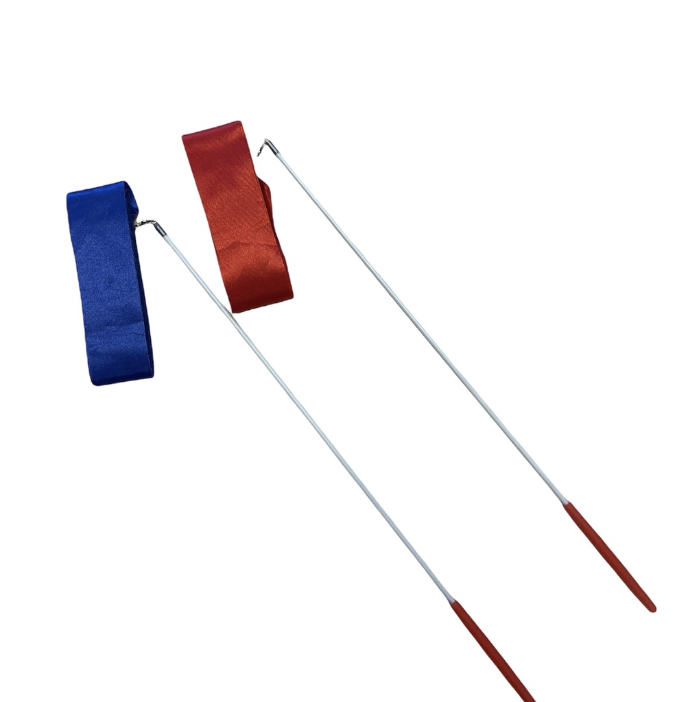 Gymnastická tréningová stuha 4 m - modrá