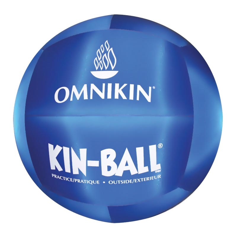 Lopta KIN-BALL® na hranie vonku - farba modrá, priemer 102 cm