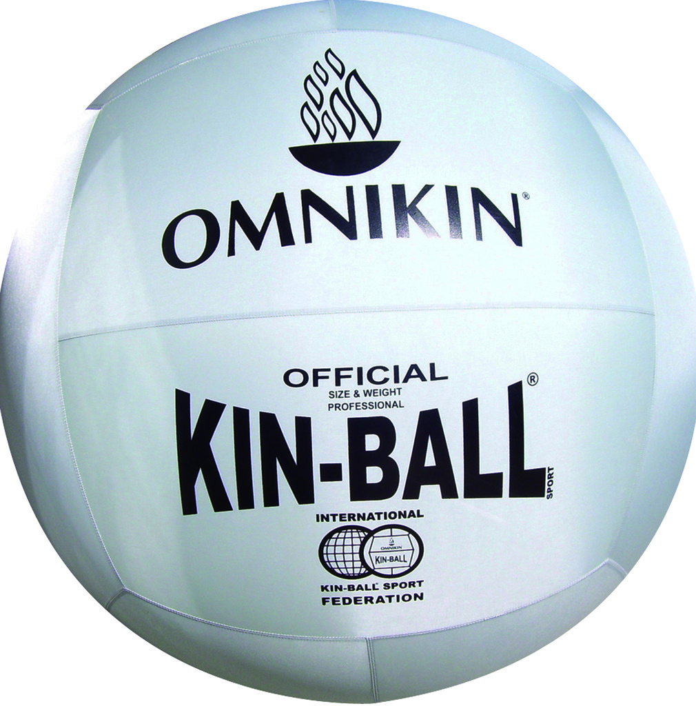 Oficiálna lopta KIN-BALL® sivá, priemer 1,22 m, hmotnosť 1 kg