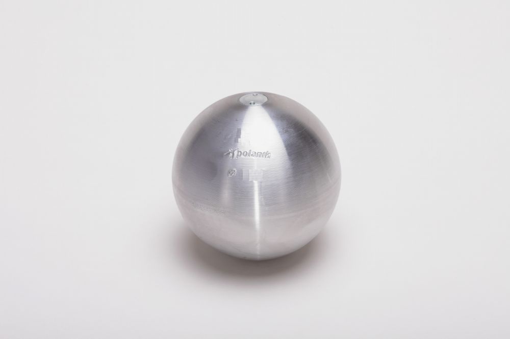 Oceľová súťažná guľa - hmotnosť 4 kg, priemer 110 mm, nelakovaná, certifikát WA I-12-0582 PK-4/110.