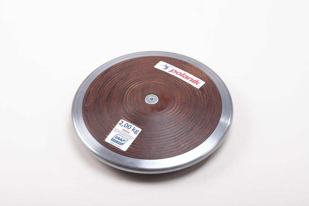 Súťažný preglejkový disk - hmotnosť 2 kg, certifikát WA I-11-0498 HPD11-2