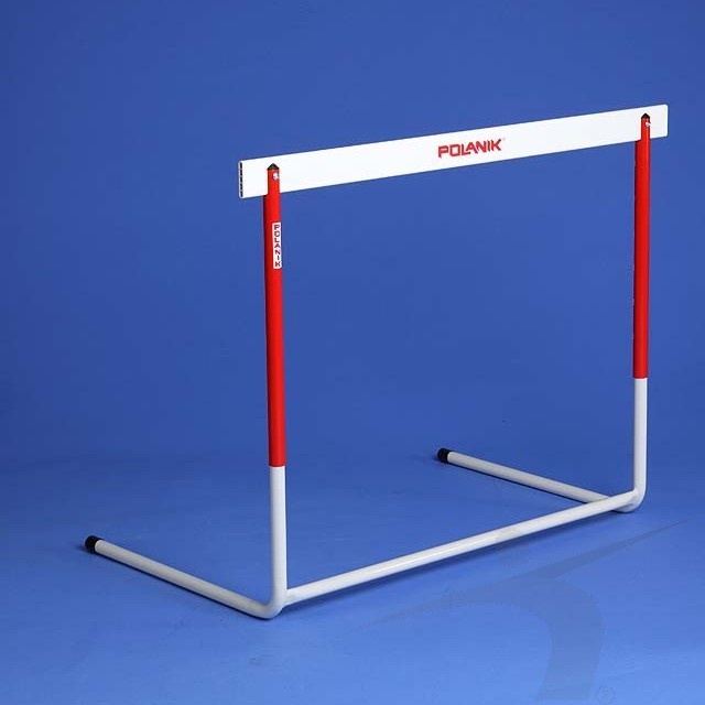 Tréningová zábrana oceľová zakrivená - 65-106 cm PP-178/7