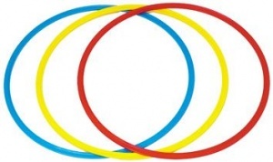 Gymnastická plochá obruč - priemer 35 cm