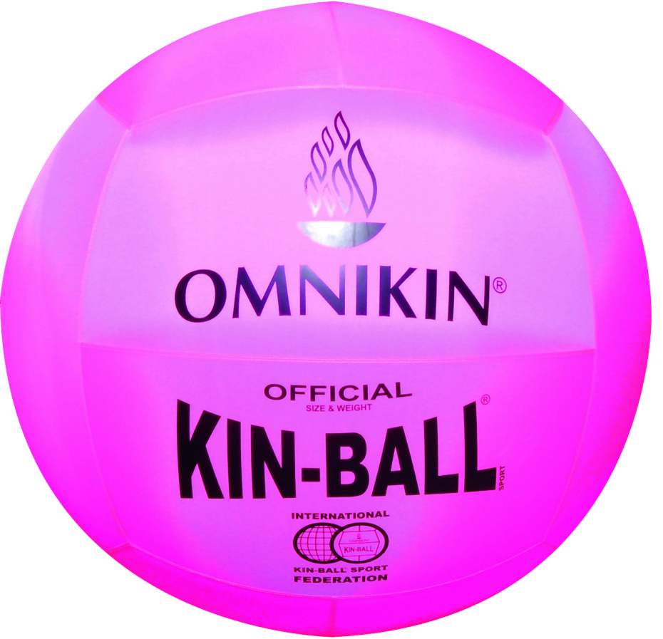 Oficiálna lopta KIN-BALL® ružová, priemer 1,22 m, hmotnosť 1 kg