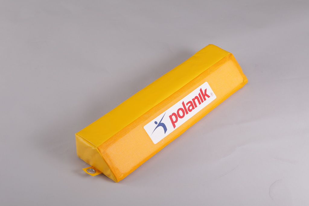 PVC penová podložka, žltá - rozmery 0,65 x 0,1 x 0,1/0,18 mBE06-65