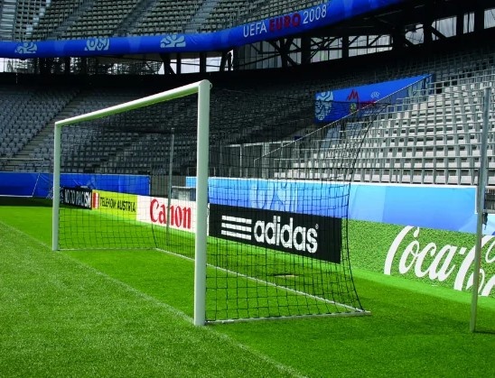 Sieť 0,8 x 1,5 m pre futbalovú bránku 7,32 x 2,44 m, farba biela, 4 mm