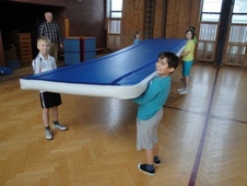 Gymnastický set RinoGym® -  nafukovací pás - délka 6m, šířka 2,1m