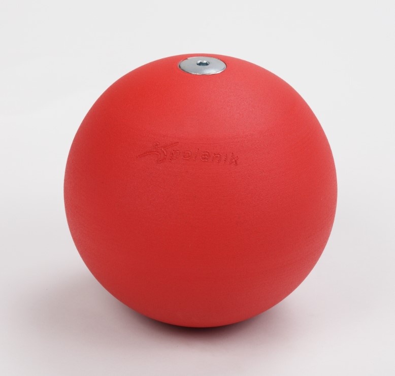 Oceľová tréningová lopta - hmotnosť 2 kg, priemer 84 mm PK-2