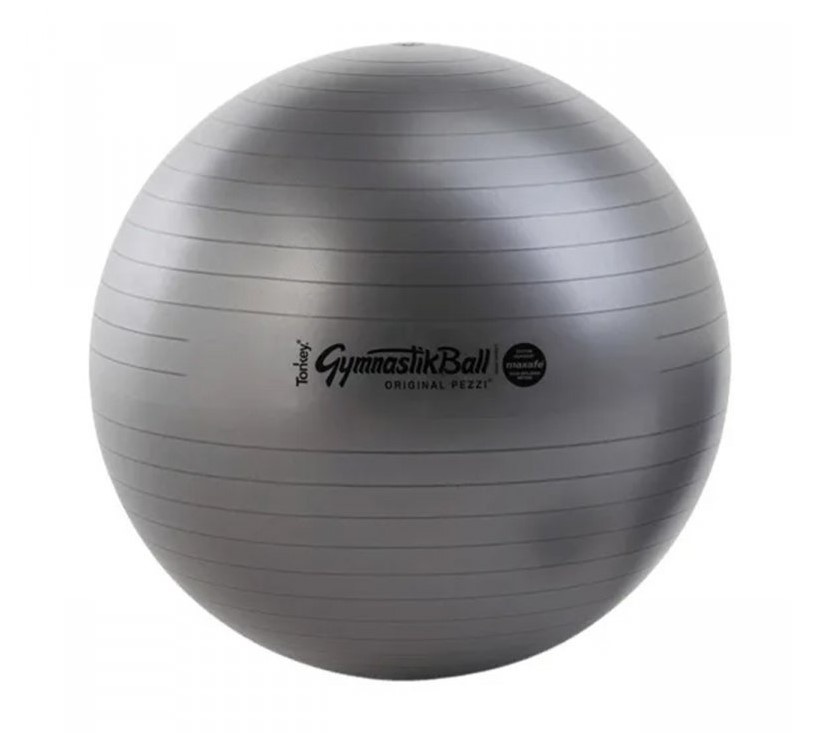 Gymnastická lopta priemer 105 cm - sivá